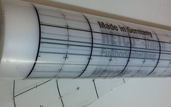 HETCU-therm®-Rasterfolie auf Rolle 1100 mm x 50 m